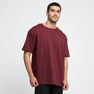 Wholesale 2025 Custom Unisex T-Shirt 100% Cotton Printed OEM <b>Plain</b> <b>White</b> Long Casual Style Oversized Loosely Men's T-Shirt - Product Image 1