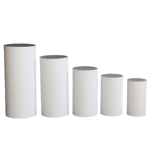 Decoraciones de Mesa para Bodas y Fiestas de Cumpleaños, Soporte de Exhibición Cilíndrico de Hierro para Postres, 1.2 m de Diámetro, Estilo Europeo - Product Image 2
