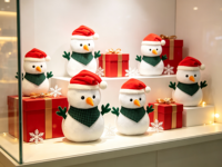 Boneka Salju Kustom Duolami, Mainan Boneka Lembut Bergaya Festif, Ukuran 11-30cm, Bordir untuk Hadiah Liburan Natal
