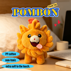 Peluche Premium Pombon IP 10ème Génération, 28 cm, Logo Bio, Souvenirs d'Entreprise Sûrs, Promotions pour Enfants, Compagnon de Jeu Quotidien - Product Image 2