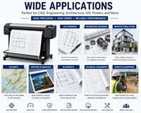 Imprimante traceur grand format T795 A0 A1 pour dessin technique CAO, SIG et impression d'affiches