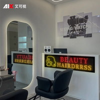 Panneaux LED matriciels contrôlés par application Bluetooth pour pare-brise d'automobiles, DIY, IP65, utilisation en intérieur pour les magasins de détail