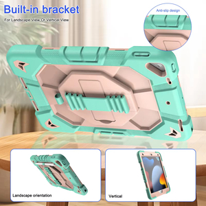 Pour <span class=keywords><strong>iPad</strong></span> Mini 5 6 étui pour enfants, coques de tablette en silicone rotatives à 360 degrés pour <span class=keywords><strong>iPad</strong></span> <span class=keywords><strong>Air</strong></span> 2 3 6 2024 4ème génération 13 pouces - Product Image 5