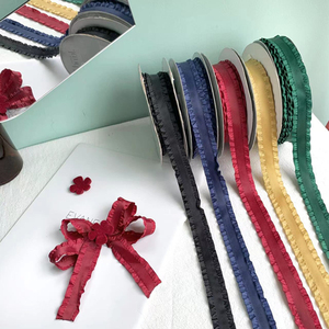 Vente en gros rouleau de ruban en nylon double face de 1.6cm 2.5cm <span class=keywords><strong>3</strong></span>.8cm avec ruban à volants - Product Image 4