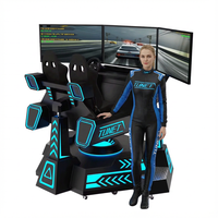 Simulateur de conduite de voiture volante VR à 360 degrés, machine de jeu d'arcade de parc d'attractions, simulateur de course à monnayeur, simulateur de conduite en réalité virtuelle