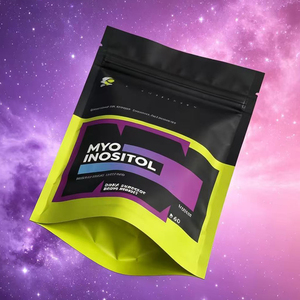 Bolsas de Mylar Negras Mate Personalizadas de 60g para Polvo Electrolítico, Bolsa con Cierre Superior y Base Plana de Grado Alimenticio para Suplementos Dietéticos - Product Image 6