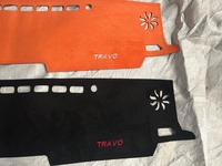 Housse de tableau de bord en daim personnalisée de luxe pour TOYOTA HILUX TRAVO, protection, accessoires de voiture, décoration intérieure