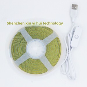 Bande lumineuse <span class=keywords><strong>LED</strong></span> USB 5V, interrupteur tactile, flexible, auto-adhésive, faible et haute luminosité, CRI 90, pour la décoration de la maison, éclairage d'ambiance - Product Image 2