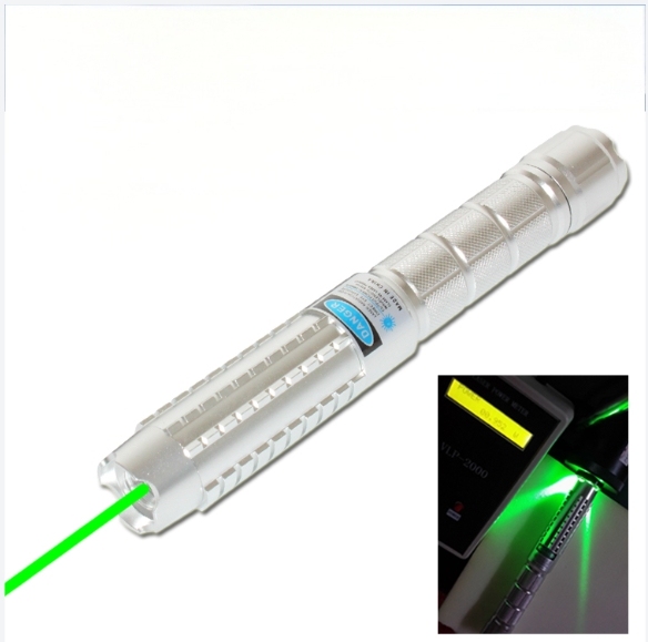 Flashlight Rechargeable Ultra Long Range  Waterproof Flashlight  1500nw Laser Pointer Blue Infrared Light Outdoor Use Grade