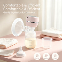Tire-lait électrique portable sans fil, entièrement automatique, sans BPA, en PP, invisible, pour l'allaitement des bébés