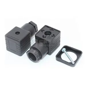 Din 43650 Form A B C Hydraulic Plug Solenoid Valve Connector Inserts for Overmoulding