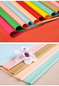 Papel <span class=keywords><strong>de</strong></span> <span class=keywords><strong>Seda</strong></span> Hecho a Mano Ecológico 100% Pulpa <span class=keywords><strong>de</strong></span> Madera, Sin Recubrimiento, <span class=keywords><strong>de</strong></span> una Sola Cara, 50x60cm, Varios Colores para Envolver Flores y Regalos - Product Image 5