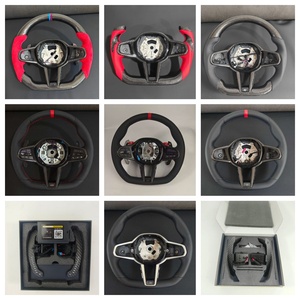 Volante Deportivo Personalizado de Fibra de Carbono con Calefacción M6 para BMW <span class=keywords><strong>M3</strong></span> G80 M4 G82 M5 F90 M8 X3m X4m X5m X6m G30 G20 G05 - Product Image 5