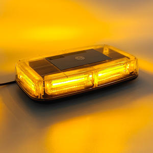 Lumière de signalisation à LED 6 COB 36W, longue rangée, rouge, bleu, blanc, vert, ambre, disque magnétique, lumière stroboscopique pour toit de voiture, camion - Product Image 2