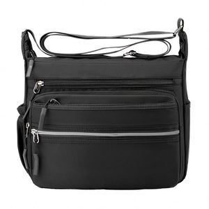 Black Camo Nylon Waterproof Anti-Theft Lightweight Luxury Single Shoulder Sling <b>Messenger</b> <b>Bag</b> Fashion <b>Crossbody</b> <b>Bags</b> - Product Image 1