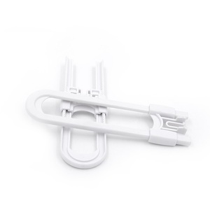 An toàn trẻ em trượt Tủ ổ khóa 2 gói bé bằng chứng knobs, xử lý, cửa ra vào, U hình dạng trượt chốt an toàn khóa - Product Image 6