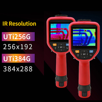 UNI-T Dokunmatik Ekranlı Termal Kamera UTi256G UTi384G Manuel Odaklama -20~550C Video Kayıt 40mK Kızılötesi Termal Kamera 640x480
