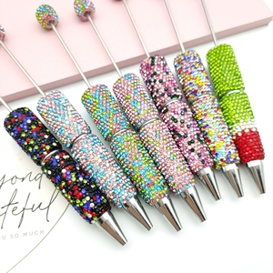 B7041 Nieuwe Op Maat Gemaakte Strass Kraalbare Balpen Voor Schoolbenodigdheden Gepersonaliseerd Schrijven Of Relatiegeschenk - Product Image 3