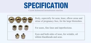 เครื่องผลัดเซลล์ผิวแบบ 2 in 1 คริสตัล อุปกรณ์ไฮโดรเดอร์มาเบรชั่น ออกซิเจนเจ็ทพีล สำหรับการฟื้นฟูผิวและใช้ในสปา - Product Image 3