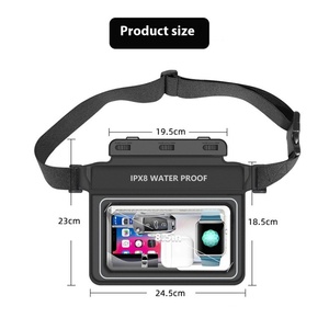 Nieuwe Mobiele Telefoon Hardlopen Buitensport Ipx8 Waterdicht Pvc Helder Transparant Zwemmen Droge Heuptas Met Lichtgewicht Riem - Product Image 2