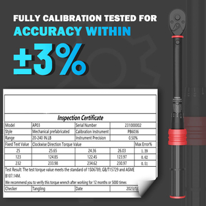 1/4 Inch Drive Click Torque <strong>Wrench</strong> <strong>Set</strong> <strong>Small</strong> Lightweight Inch Pound Torque <strong>Wrench</strong>, for Repair Tool - Product Image 3