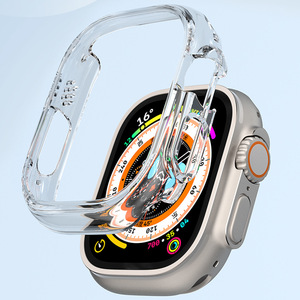 Dropshipping prodotto Anti-graffio astuto per orologio <span class=keywords><strong>Apple</strong></span> <span class=keywords><strong>Watch</strong></span> 49 mm antiurto copertura paraurti nero <span class=keywords><strong>argento</strong></span> - Product Image 2