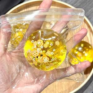 Nuevo Juguete Antiestrés de TPR con Forma de Bola de Maltosa Transparente de 6 cm, Regalo Hecho a Mano para Niños y Adultos - Product Image 1