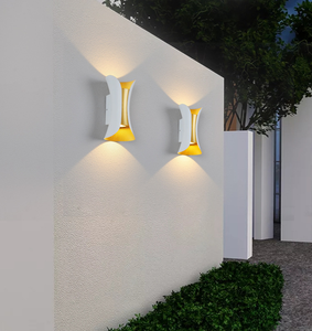 Applique murale IP65 étanche aluminium extérieur mural décoration de porche de jardin lumière haut <span class=keywords><strong>et</strong></span> bas - Product Image 3