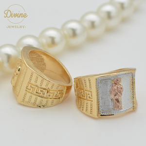 Anelli di Lusso Vintage Placcati in Oro 18k, Produzione Originale di Fabbrica - Product Image 4