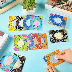 Auto fait bricolage <span class=keywords><strong>carte</strong></span> à gratter Coupon impression récompense fidélité récompense billets cartes à gratter jeu à gratter pour étudiant - Product Image 2