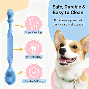 Cepillo de Limpieza 360° Ecológico de Guangdong para Dientes de Perros, Silicona de Grado Alimenticio, Se Adapta a la Mayoría de los Dedos - Product Image 3