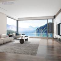 Ventanas de Aluminio con Rotura de Puente Térmico Fuson, Ventanas Francesas de Doble Acristalamiento, Ventanas Abatibles de Triple Acristalamiento para Viviendas