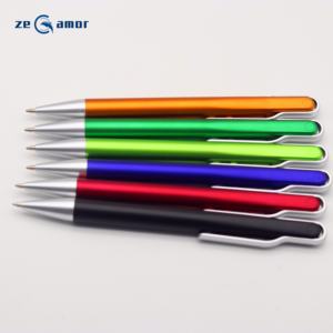 Zeamor bolgrafos penna a sfera in plastica con finitura opaca metallizzata più venduta con Logo aziendale stampato personalizzato per regali promozionali - Product Image 6