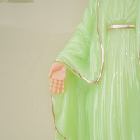 Statue de la Vierge Marie en résine lumineuse de 50 cm, objets décoratifs, décoration de la maison, articles de luxe, figurine religieuse, décoration de table et de chambre