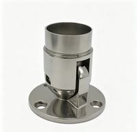 Accessoires de rampe d'escalier en acier inoxydable : Connecteur de tube d'angle rond pour tube