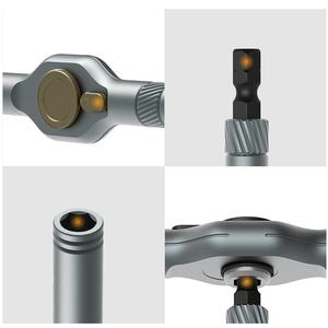 Kit de Destornilladores Magnéticos Todo en Uno para el Hogar, Mango de Trinquete de Acero Duradero, Herramienta de Reparación con Función Giratoria - Product Image 2