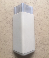 Protections d'angle rondes en PVC rigide pour cloisons sèches avec support en aluminium à l'intérieur