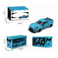 PB PB8846 Nuevo Kit de Coche Deportivo MOC, Serie Supercar, Modelo de Juguete para Armar, Coche de Carreras para Niños, Regalos, 428 Piezas, Escala 1:32, Juego de Bloques de Construcción