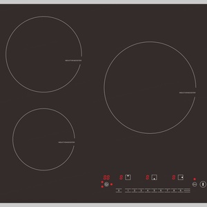 Cuisinière électrique en céramique à 3 brûleurs, prix de gros abordable, avec verrouillage de sécurité enfant, 5000W - Product Image 2