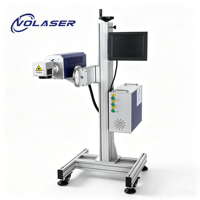 Máquina de Marcado Láser de CO2 de Alta Precisión VOLaser 40W 60W 80W con Doble Luz Roja de Enfoque para Materiales No Metálicos
