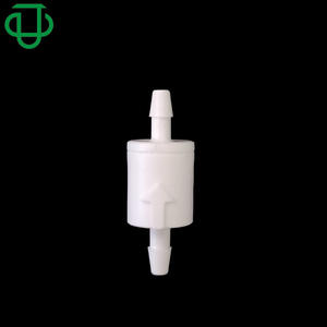 Vanne de retenue 3/8 po en plastique PP blanc, type pagode à bille, pour eau, air, milieux acides faibles, alcalins, utilisation à température ambiante - Product Image 2