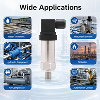 High Accuracy 0.5%FS Pressure Transmitter 4-20mA Output Stainless Steel Pressure Sensor with Thread Connection