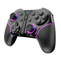 Control Inalámbrico para Switch/PC/Android/iOS con Motor de Vibración, Botón Turbo, Joystick 3D - Gamepad Multifuncional