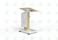 Écran d'affichage LED réglable en hauteur électriquement pour podium, idéal pour salles de conférence, églises, écoles et présentations intelligentes