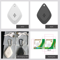 Répulsif Portable Anti-Insectes d'Été pour Animaux Domestiques (Chiens) - Ultrasonique, Fonctionnant sur Batterie, en ABS, Contre les Puces, les Tiques et les Moustiques - Autonomie de 12 Heures - Accessoires Inclus