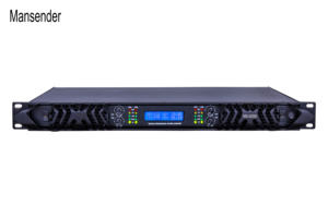 เครื่องขยายเสียงดิจิตอลสเตอริโอ MS-42000 ระดับมืออาชีพ 1U Class D คุณภาพสูง 4 แชนแนล กำลังขับสูง 2000 วัตต์ สำหรับลำโพงไลน์อาร์เรย์ (OEM) - Product Image 3