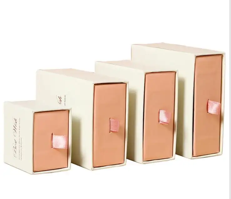 Herstellung Kraft papier Schubladen box Schiebe schublade Geschenk verpackung Papier boxen mit Schaumstoffe inlage