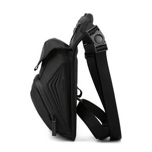 Nouveau sac bandoulière Gv noir pour homme, sac banane portable avec sangle d'épaule pour activités sportives en extérieur, sac de taille pour l'été 2024 - Product Image 3
