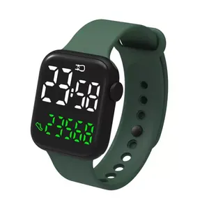 Personalizzazione ultimo orologio da polso in Silicone orologio pedometro cinturino sportivo da uomo braccialetto Fitness