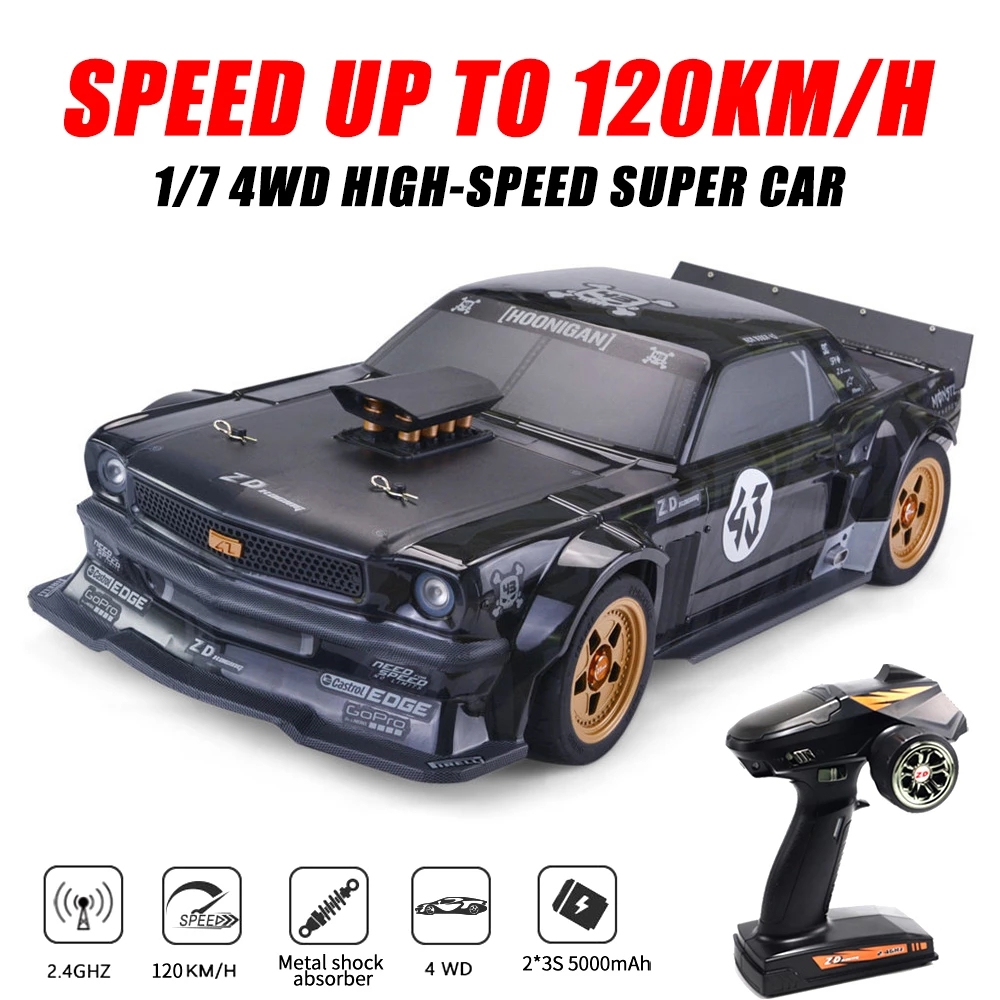 ZD Racing EX07 1/7 4WDブラシレスモーター130km/h高速リモコン